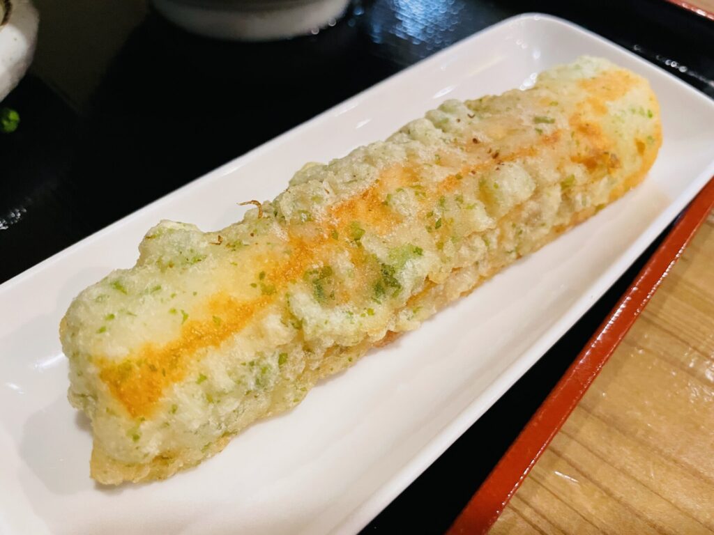 重己, 鯛ちくわ天ぷら