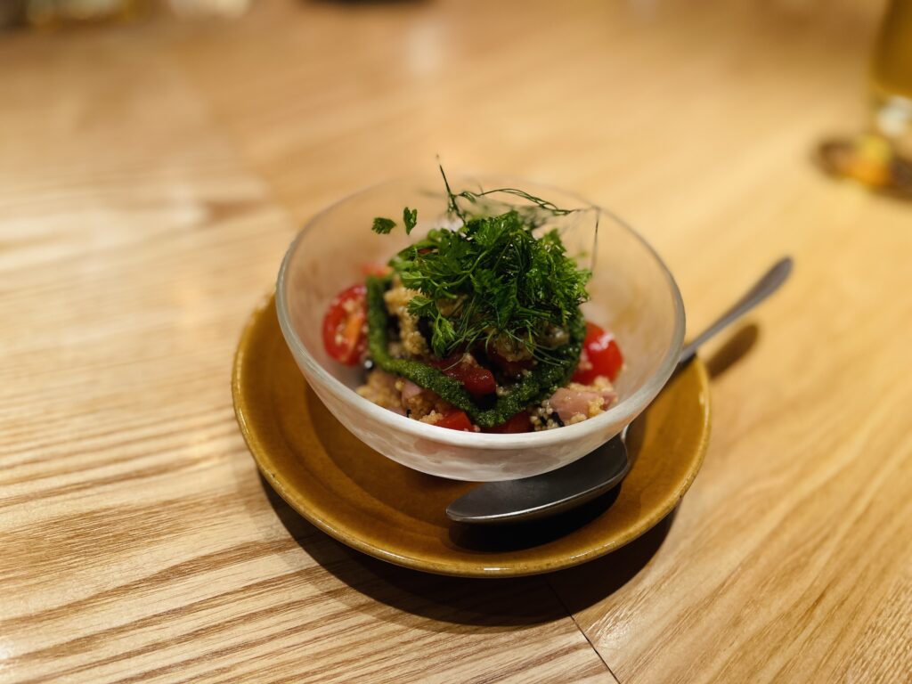 u(ウー)、堺筋本町、冷菜