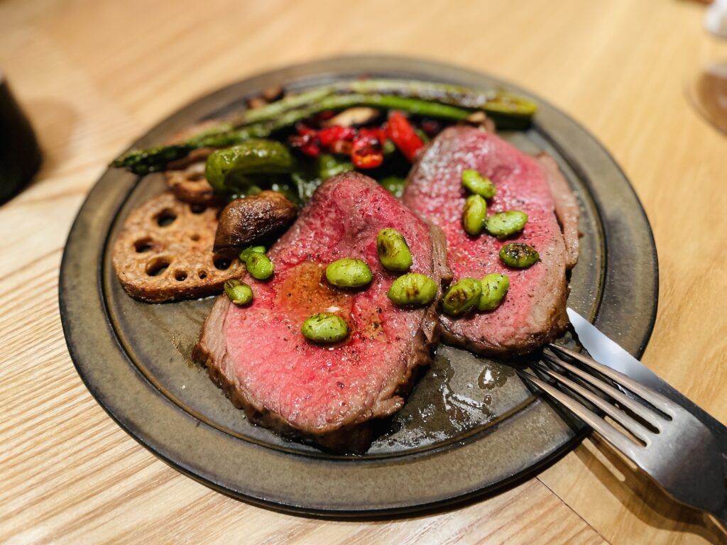 u(ウー)、堺筋本町、ローストビーフ